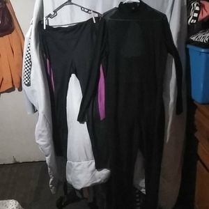 Bundlevforever21 womwns mesh top open back jumpsui